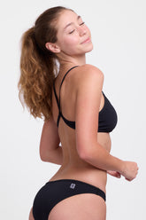 Jocelyn Fixed-Back Top - Black