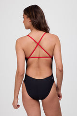 JOLYN Australia, Contrast team ones in black with contrasting red straps