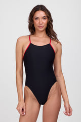 JOLYN Australia, Contrast team ones in black with contrasting red straps