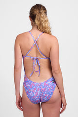 Printed Gavin Tie-Back Onesie - Garden Spot