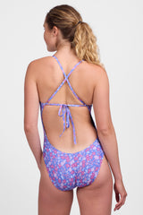 Printed Jackson Tie-Back Onesie - Garden Spot