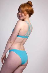 Shara Fixed-Back Top- Hawaii Blue