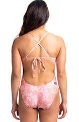 Printed Jackson Tie-Back Onesie - Nectar