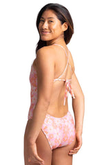 Printed Jackson Tie-Back Onesie - Nectar