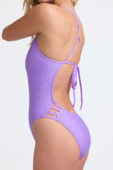 Printed Gavin Tie-Back Onesie - Hypnotic