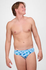 Printed Brolyn Swim Brief - Manta Ray