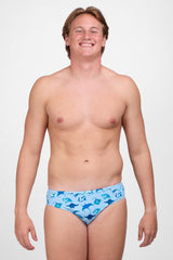 Printed Brolyn Swim Brief - Manta Ray