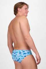 Printed Brolyn Swim Brief - Manta Ray