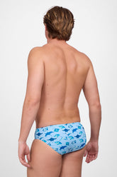 Printed Brolyn Swim Brief - Manta Ray