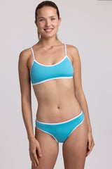 Contrast Whitney Bottom - Hawaii Blue