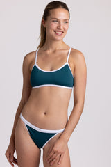 Contrast Dora Bottom - Peacock