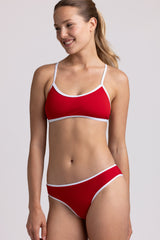 Contrast Whitney Bottom - Red