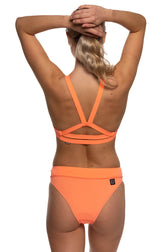 Zoe High-Waist Bottom - Papaya