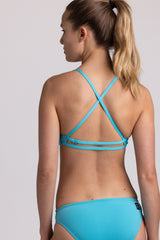Laura Fixed-Back Top - Hawaii Blue