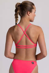 Laura Fixed-Back Top - Hot Pink