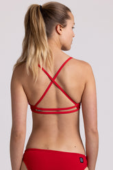 Laura Fixed-Back Top - Red