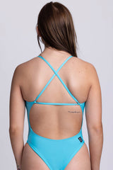 Gabby Fixed-Back Onesie - Hawaii Blue
