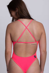 Gabby Fixed-Back Onesie - Hot Pink