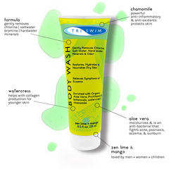 TRISWIM Chlorine Removal Body Wash | zen lime + mango