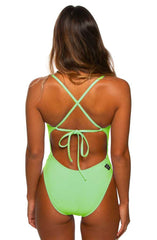 Jackson Tie-Back Onesie - Mint