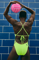 Gavin Tie-Back Onesies - Neon Yellow