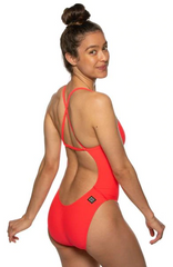 Brandon Fixed-Back Onesie - Strawberry