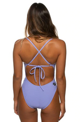 Jackson Tie-Back Onesie - Lavender