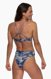 Printed Zoe High-Waist Bottom - Key West