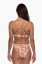 Printed Zoe High-Waist Bottom - Scarlett