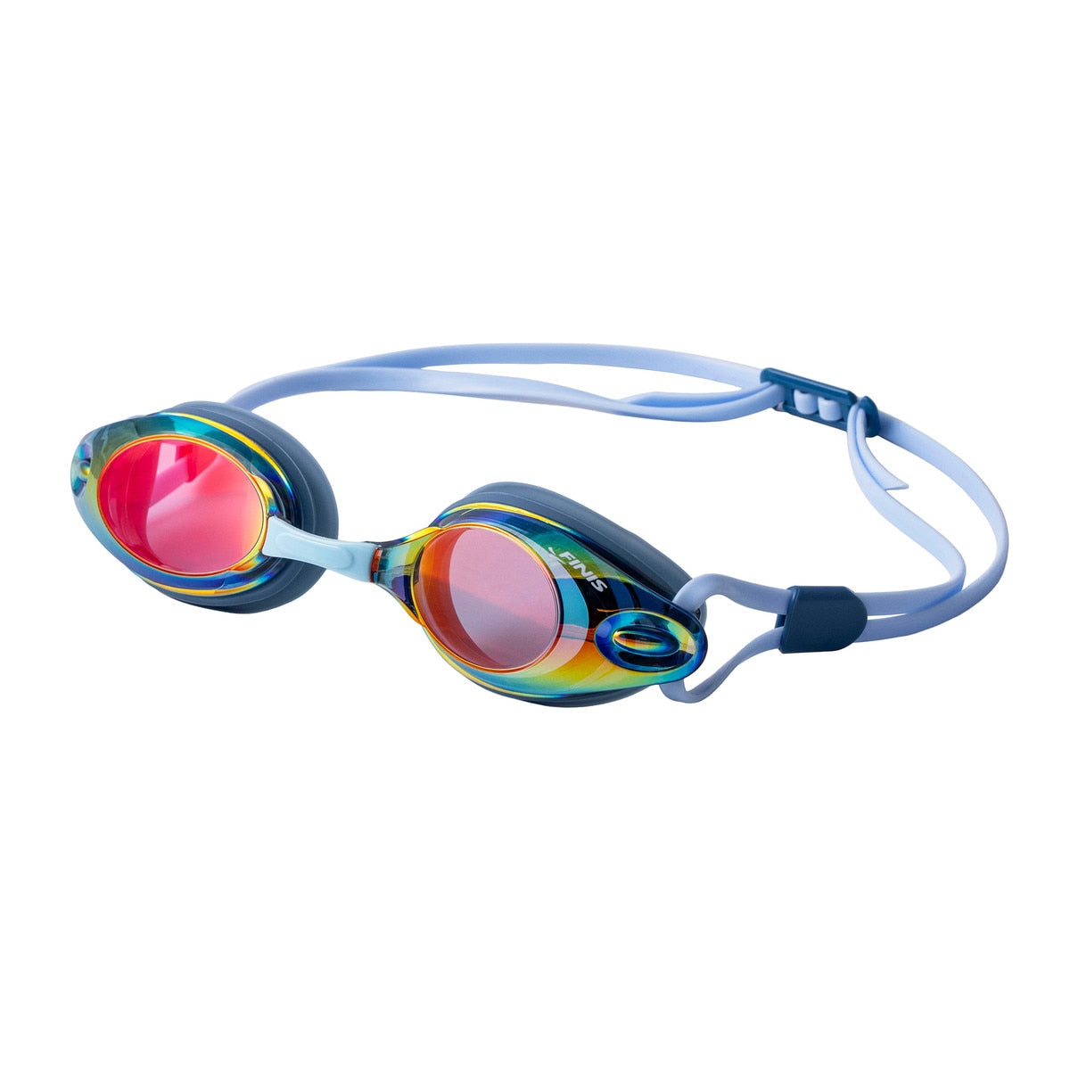 FINIS Bolt goggles in glacier blue colourway.