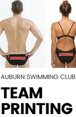 Auburn Swimming Club Printing
