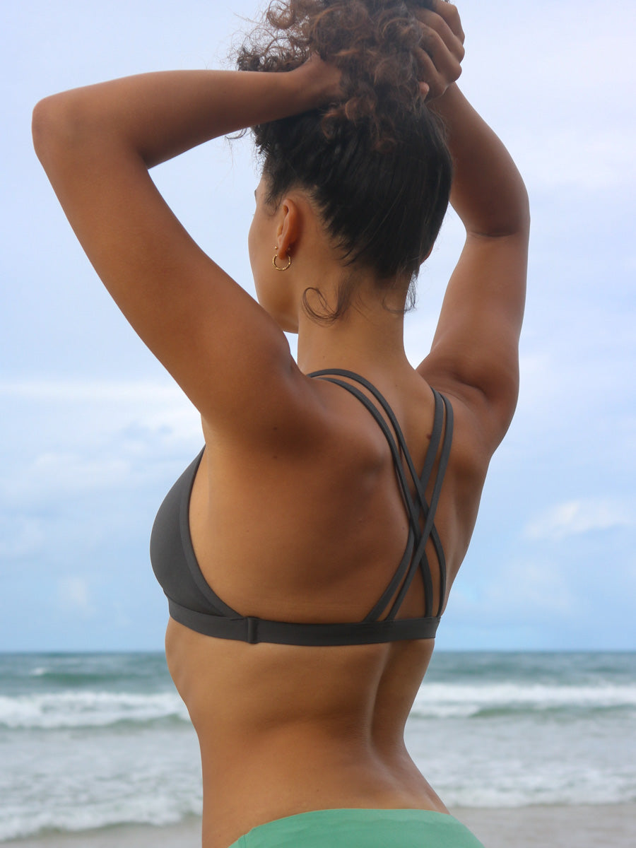 TAZZIE TOP || Carbon