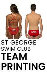 St George Swim Club Printing