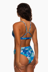 Printed Zoe High-Waist Bottom - Flora