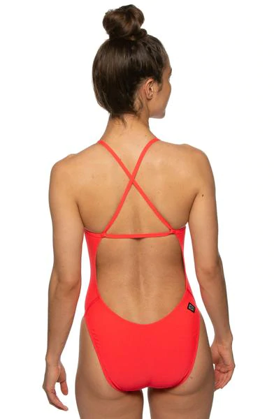 Brandon Fixed-Back Onesie - Strawberry