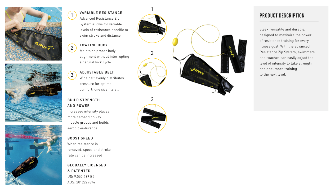 Swim Drag+FlyTM :: FINIS Australia